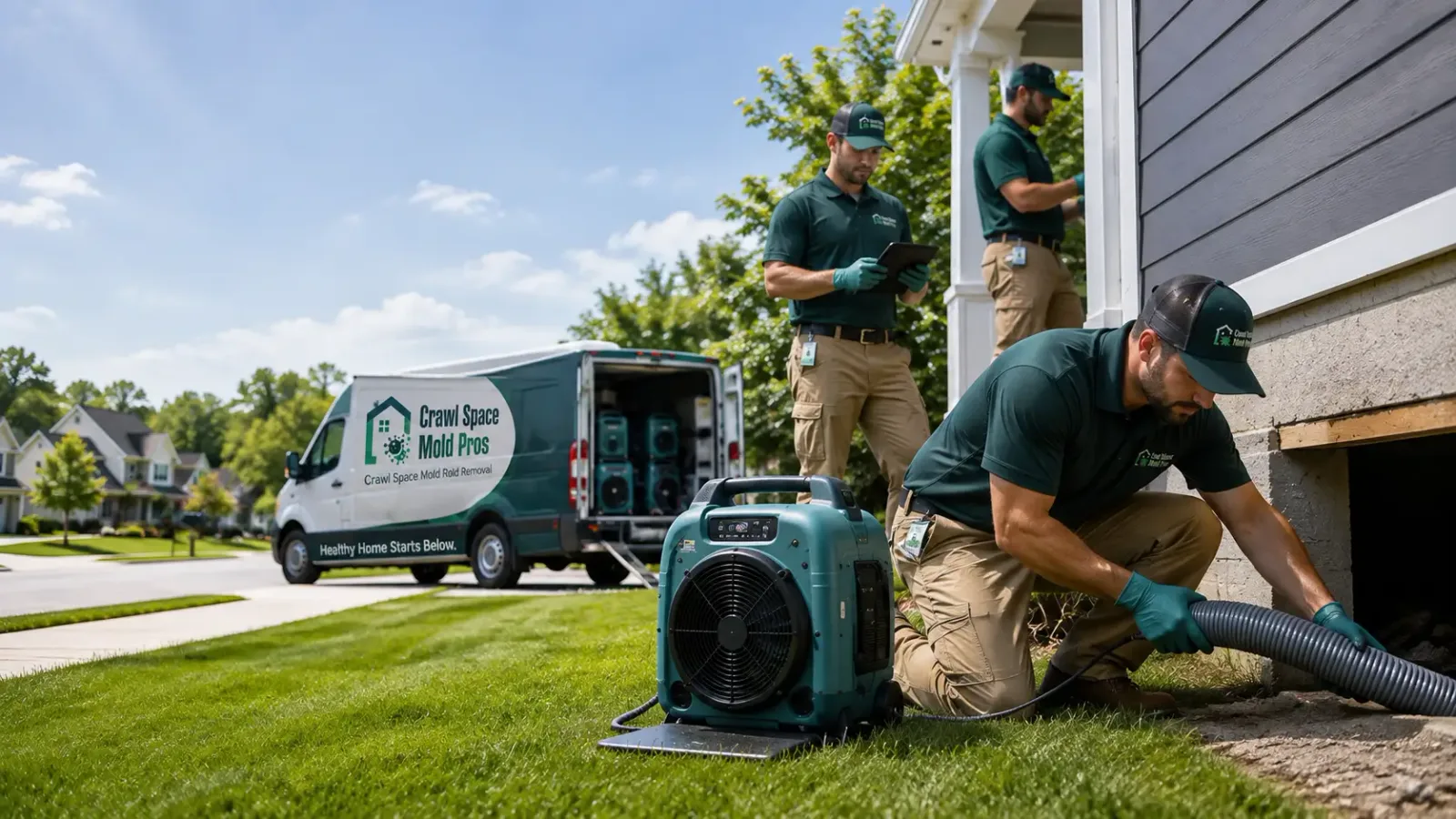 Crawl Space Mold Removal in Mcclure, OH
